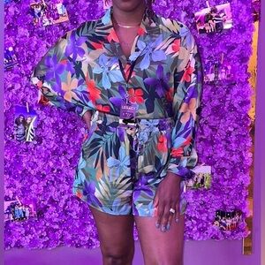 Floral Print Short Set